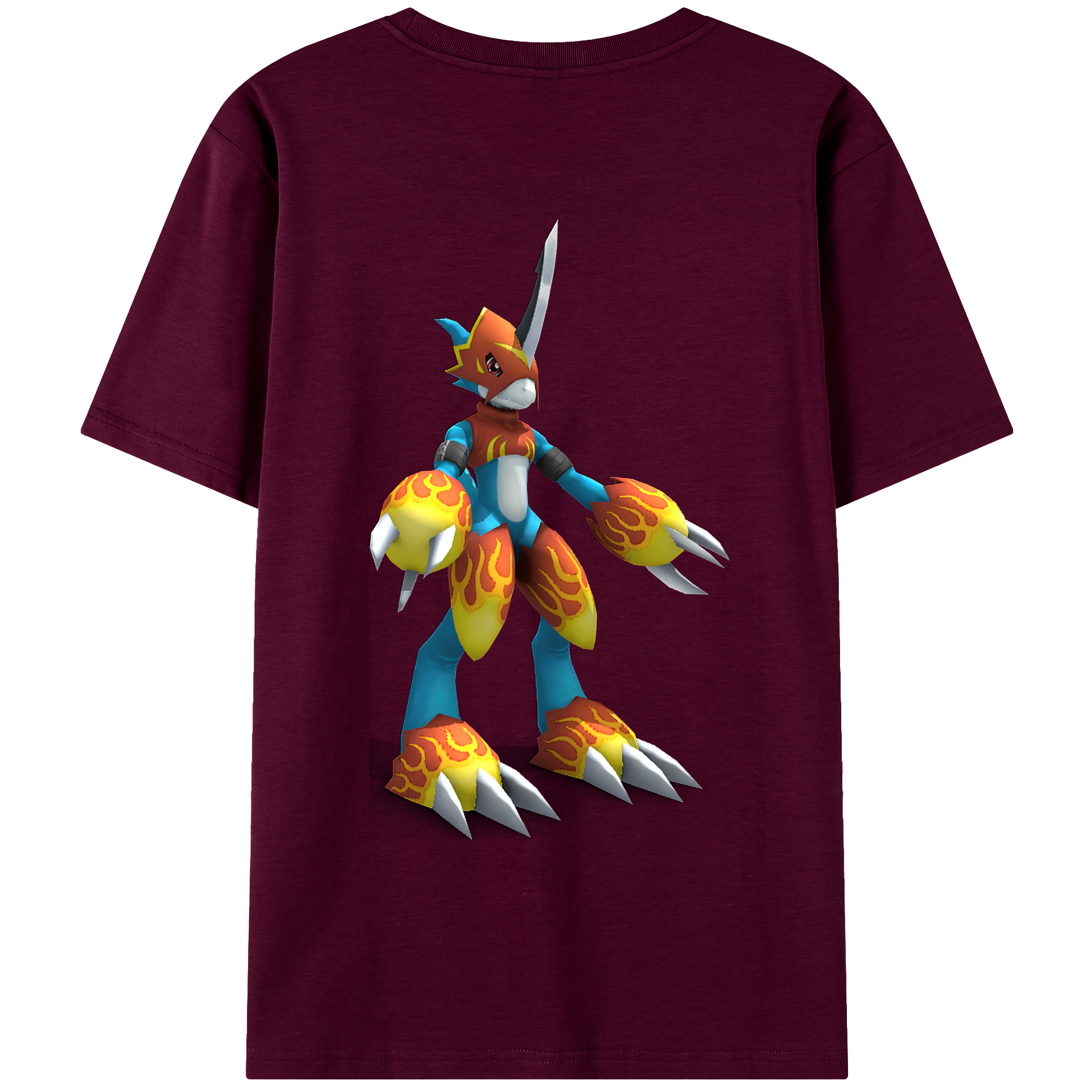（画像用） Digimon デジタルモンスター/デジモン レディース半袖Tシャツ(バックプリント)